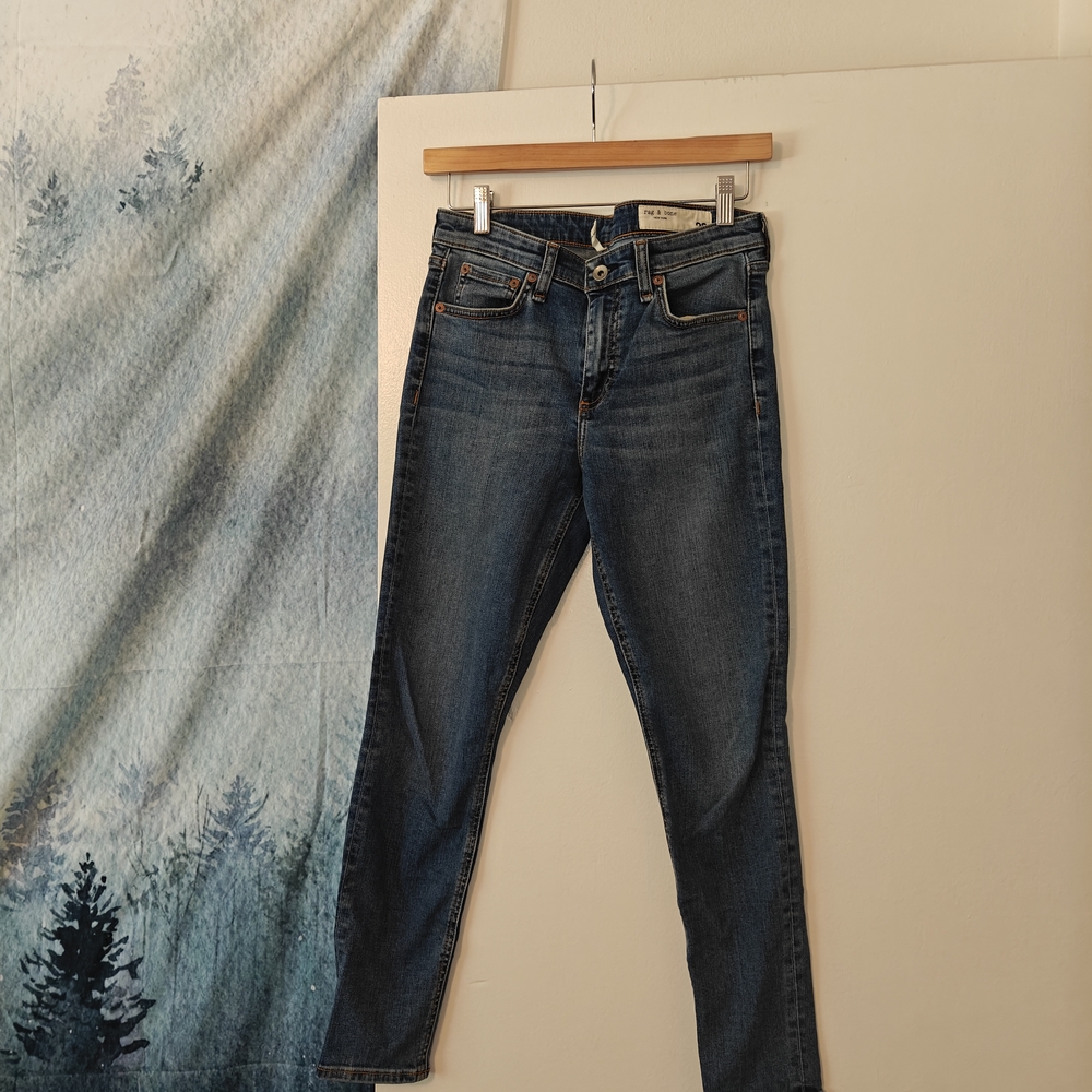 rag & bone Dark Blue Skinny Jeans